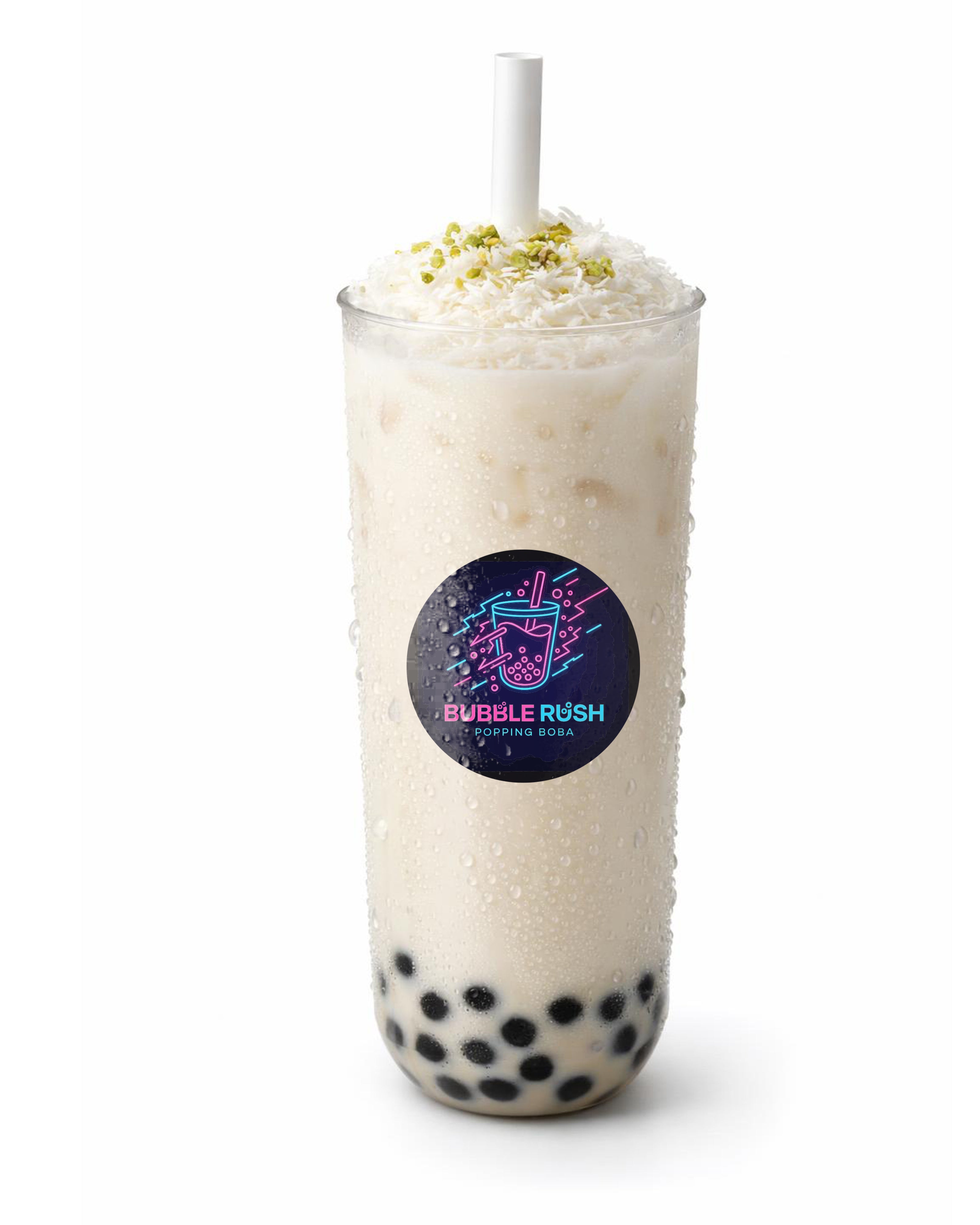 Refreshing Coconut Dream Milk Tea & Tapioca Pearls